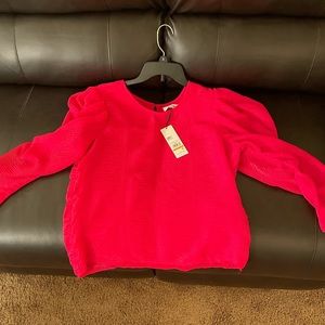 Calvin Klein pink blouse